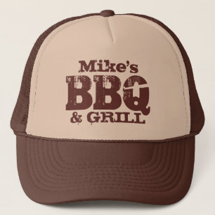 Casquette BBQ personnalisée pour hommes   Brun bei