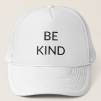 Be Kind, noir blanc minimaliste
