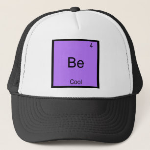 Casquette Be - Symbole de l'élément de chimie Cool Funny