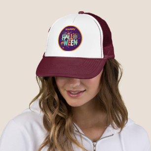 Casquette Beau coloré Effrayant Halloween Motifs