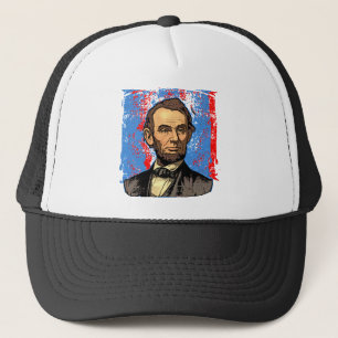 Casquette Beau portrait d'Abraham Lincoln