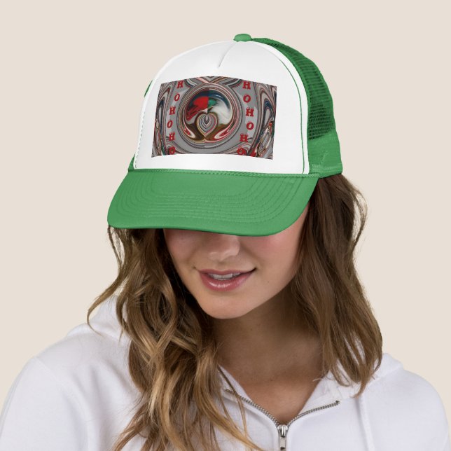 Casquette Beaux Coeurs de Noël Fêtes Couleurs de saison (En situation)