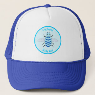 Casquette Bébé Bleu mignon Bee Bee Personnalisé