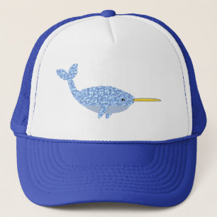 Casquette Bébé bleu mignon garçon Narwhal
