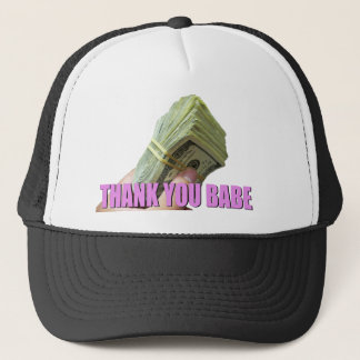 Casquette Bébé de Merci avec de l'ARGENT