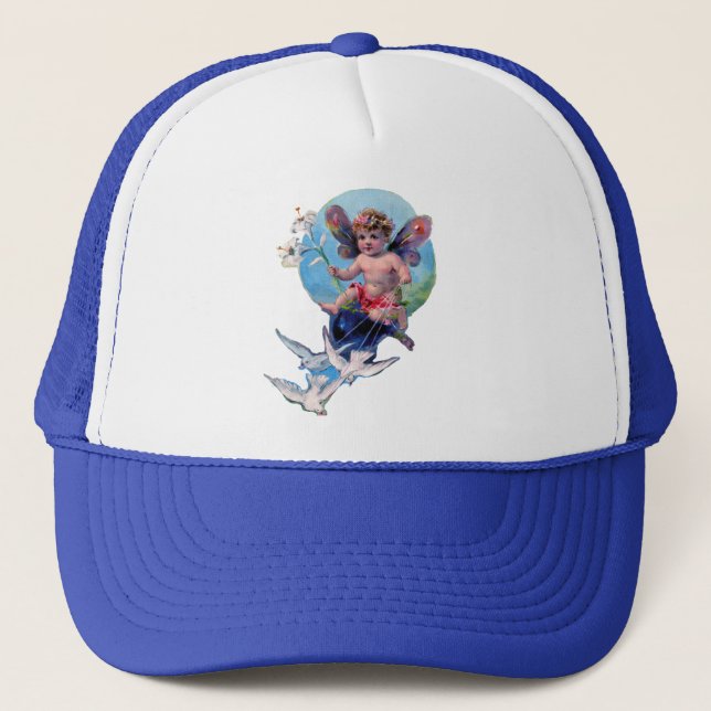 CASQUETTE BÉBÉ FAIRY AVEC DES CHÈNES (Devant)