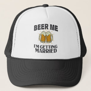 Casquette Beer Me je vais me marier Funny Wedding Party