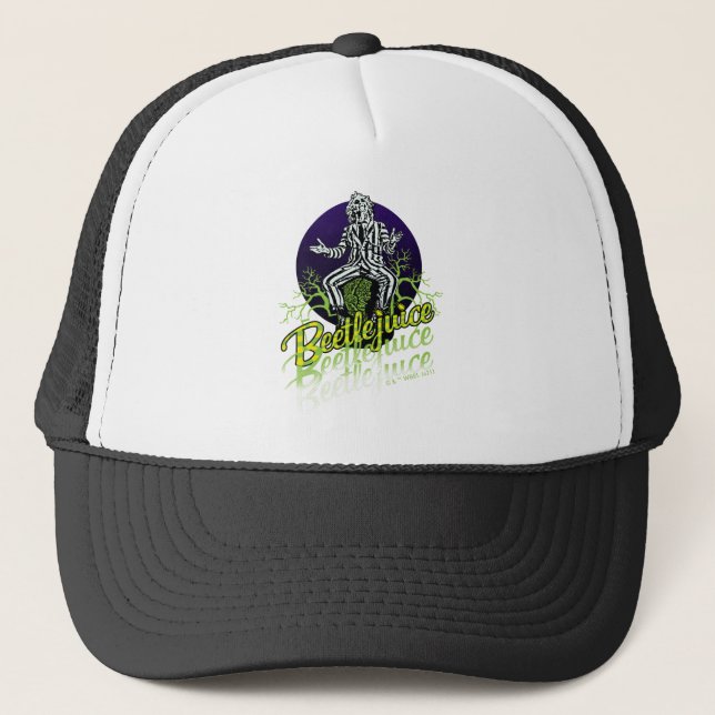 Casquette Beetlejus | Assis sur une pierre tombale (Devant)