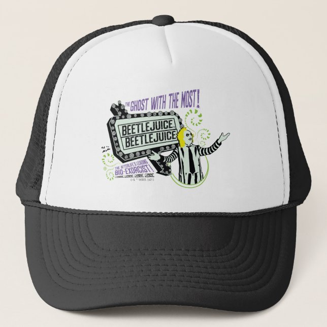 Casquette Beetlejus | Marquee "Ghost With The Most" (Devant)