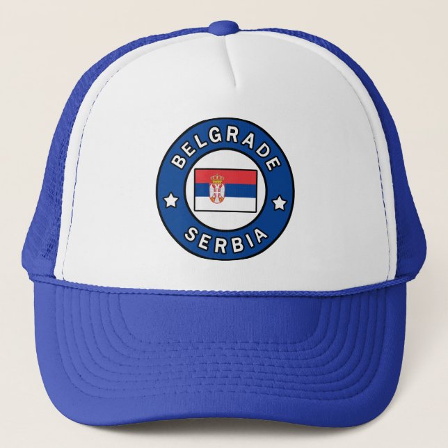 Casquette Belgrade Serbie (Devant)