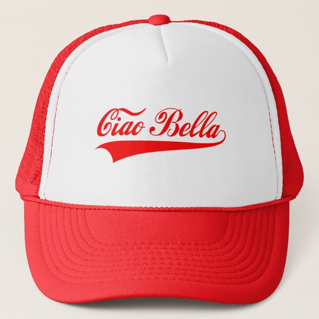 Casquette bella de ciao, salutation italienne, conception (Devant)