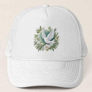 Casquette Belle colombe blanche