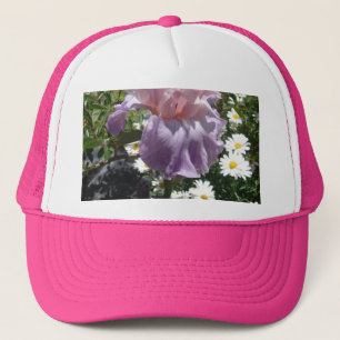 Casquette Belle floraison violette Iris