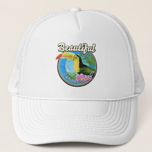 Casquette Belle île des Canaries logo de style vintage