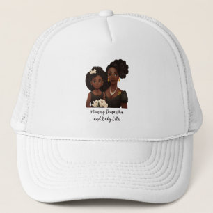 Casquette Belle mère et fille noire (23)