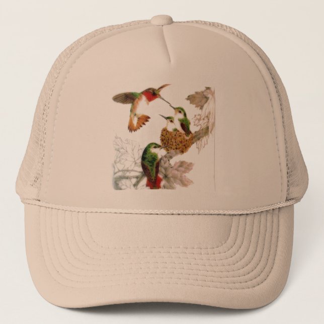 Casquette Belle photo de colibris (Devant)