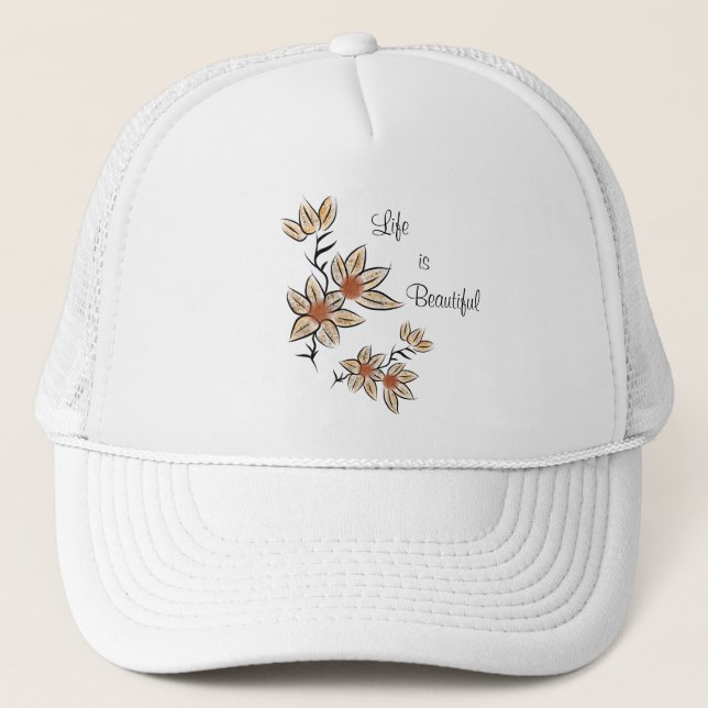 Casquette Belles fleurs (Devant)
