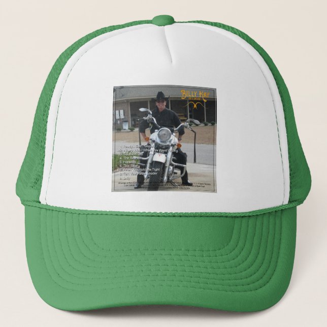 Casquette Bellmore par Billy Kay CD Back Cover Trucker Chape (Devant)