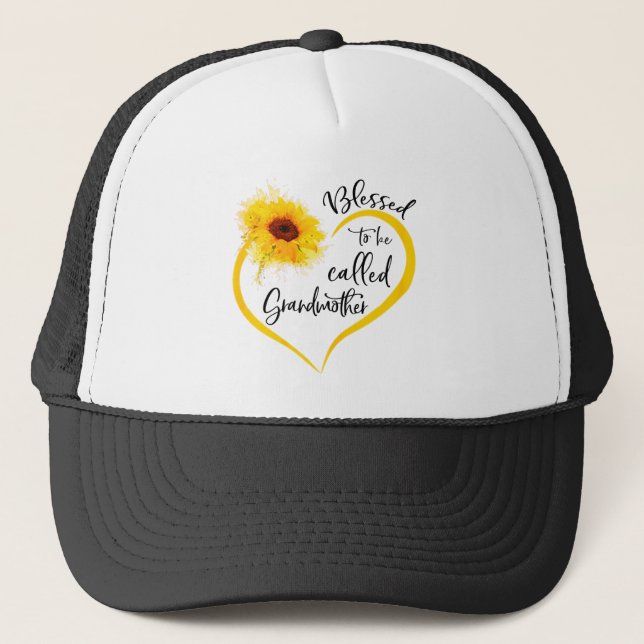 Casquette Béni d'être appelé grand-mère Gifts Sunflower (Devant)