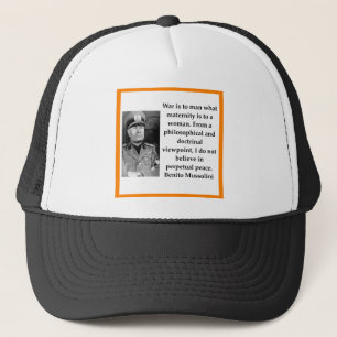 Casquette Benito Mussolini
