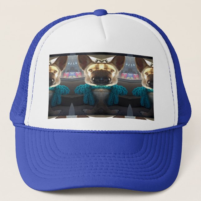 Casquette berger allemand Distorsion miroir (Devant)