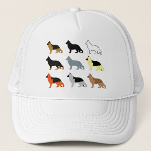 Casquette berger allemand tous les silos de couleurs