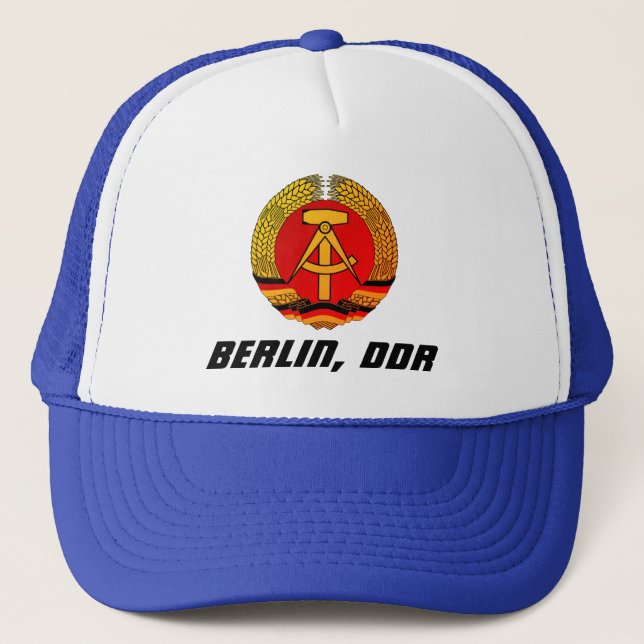 Casquette Berlin, DDR - Deutsche Demokratische Republik (Devant)