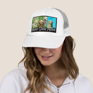 Casquette Best Dog Mom 3 Photo Collecte de photo Trucker Cha