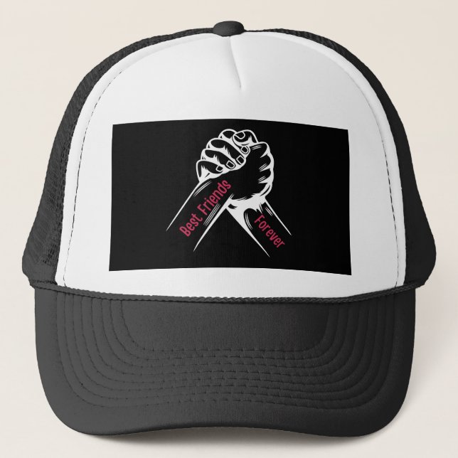 CASQUETTE BEST FRIENDS FOREVER, MATCHING, FRIENDS FRIENDSHIP (Devant)