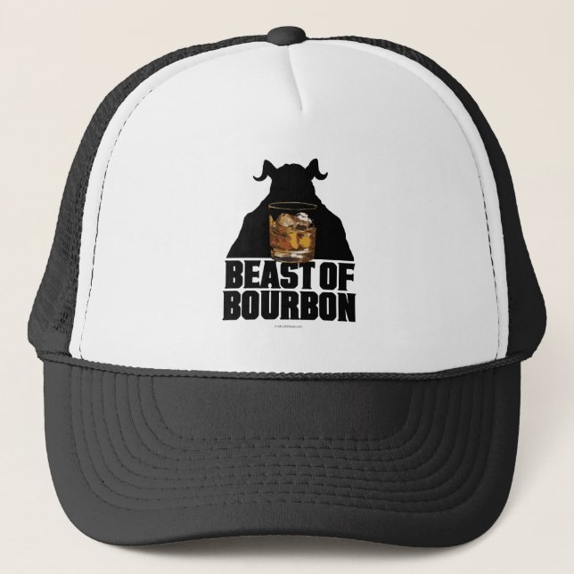 Casquette Bête Du Chapeau Du Camion Bourbon (Devant)