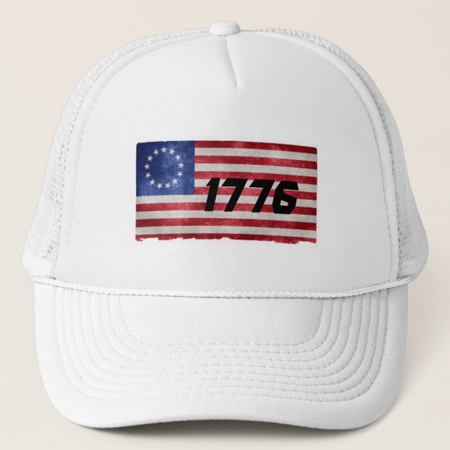 Casquette Betsy Ross flag hat  Unisex Twill (Devant)