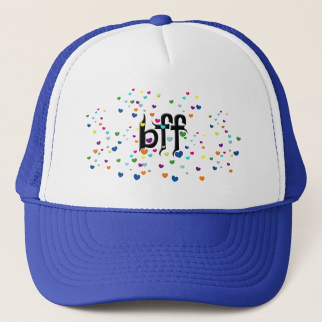 Casquette bff ~ coeurs (Devant)