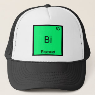 Casquette Bi - Symbole de l'élément de chimie bisexuel Funny
