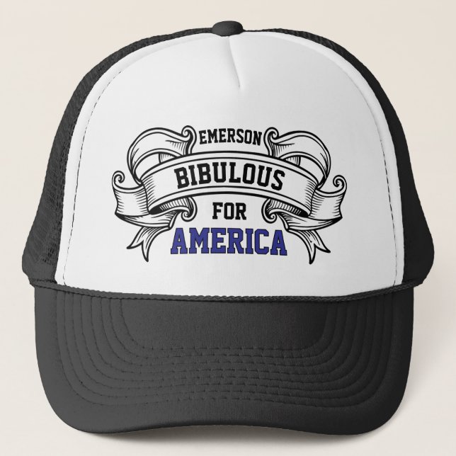 Casquette Bibulous for America™ Trucker Hat (Customisez-le!) (Devant)