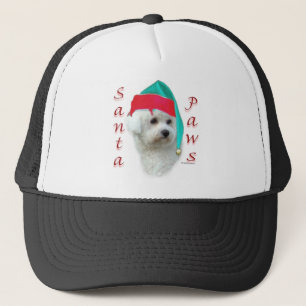 Casquette Bichon Frise Père Noël Paws
