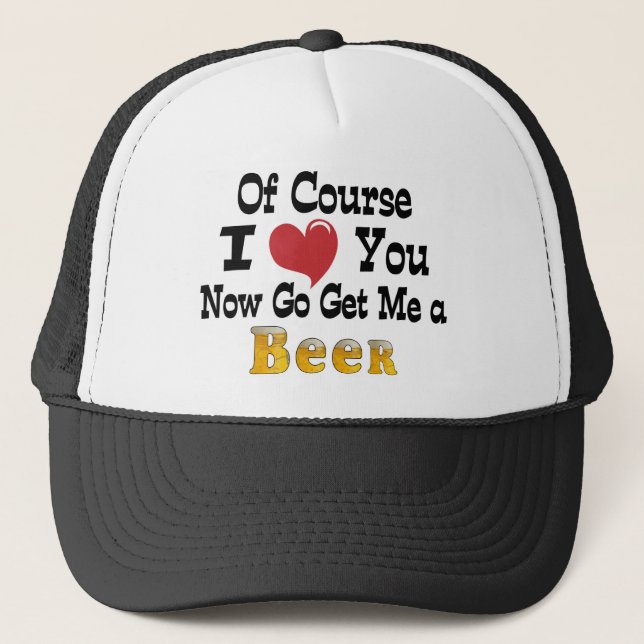 Casquette Bien Sûr Je T'Aime (Devant)