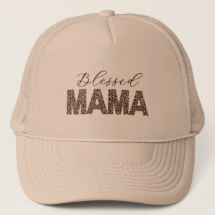 Casquette Bienheureux Mama Leopard/Cheetah Imprimé - Personn