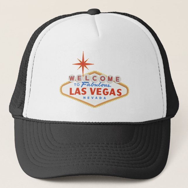 Casquette Bienvenue à Las Vegas Black (Devant)