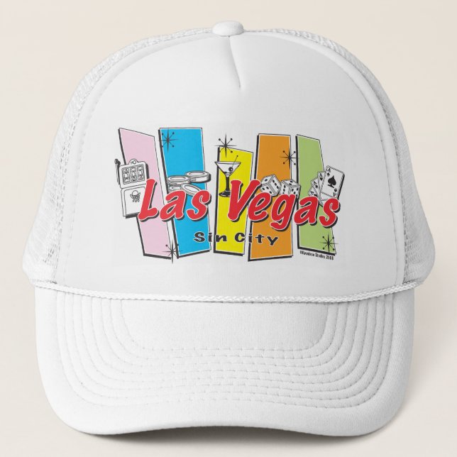 Casquette Bienvenue à Las Vegas Sin City (Devant)