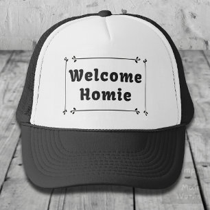 Casquette Bienvenue chez vous dans le cadre