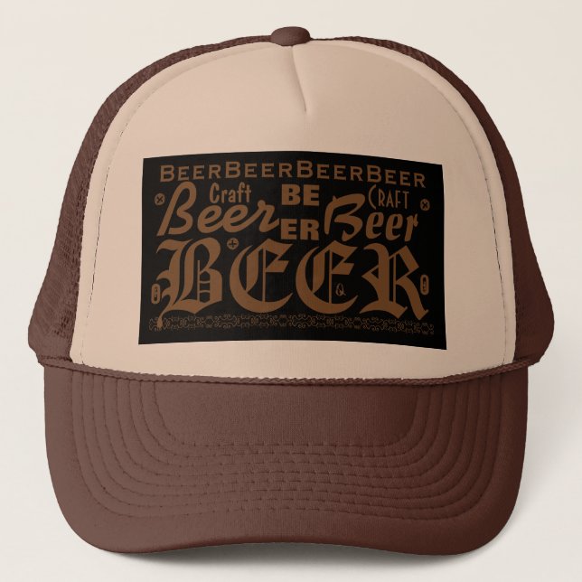 Casquette Bière artisanale, Brown (Devant)