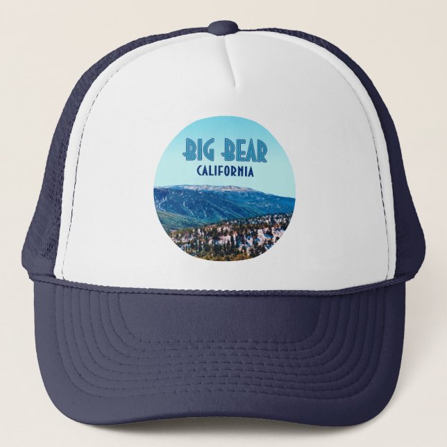 Casquette Big Bear California Mountains Vintage (Devant)