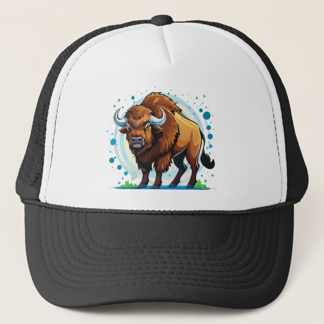 Casquette big horned bison (Devant)