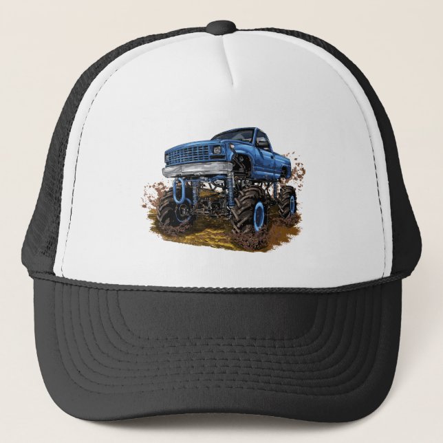 Casquette Big Monster truck Off Road Adventure Boue (Devant)