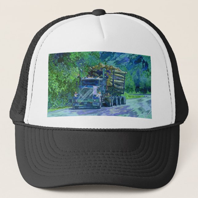 Casquette Big Rig Logging Camion Conduite Trucker Hat Series (Devant)