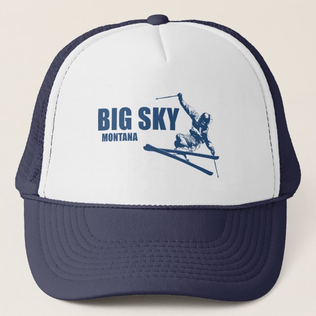 Casquette Big Sky Resort Montana Skier (Devant)