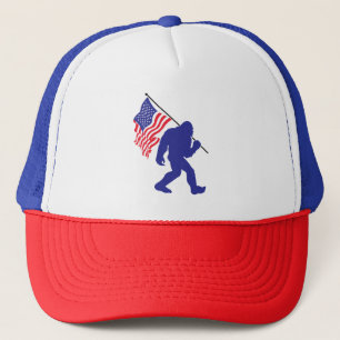 Casquette Bigfoot porte le drapeau américain
