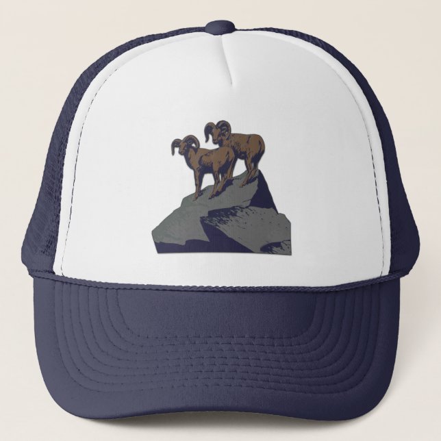 Casquette Bighorn Sheep American West Wildlife (Devant)