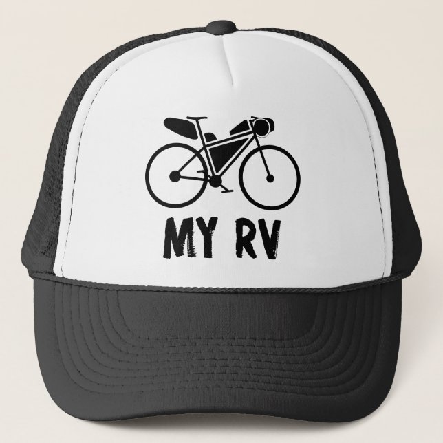 Casquette Bikepacking, Mon Véhicule De Loisirs (Devant)