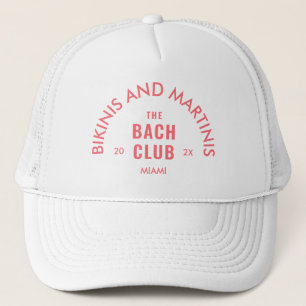 Casquette Bikinis Rose Et Martinis Est Le Club De Bach Perso